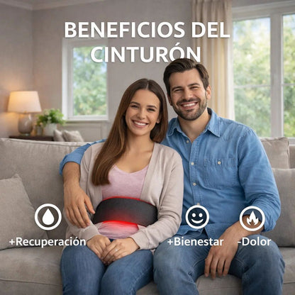 Cinturón de Terapia de Luz Roja e Infrarroja